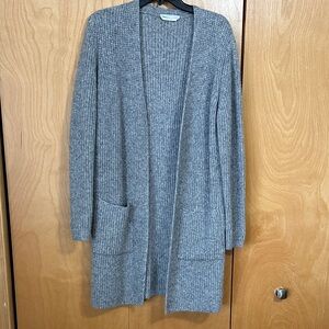 Boss Heather Gray Long Women's Cardigan